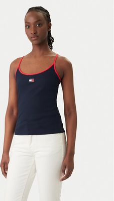 Bluzka damska na lato Tommy Jeans ze sklepu: MODIVO w kategorii: Bluzki damskie - zdjęcie WP-EBWP-BKLVO-LN0_0000305760241