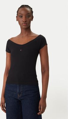 Bluzka damska na wiosnę Tommy Jeans ze sklepu: MODIVO w kategorii: Bluzki damskie - zdjęcie WP-EBWP-BKLVO-LN0_0000305760326
