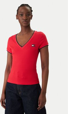 Bluzka damska na wiosnę Tommy Jeans ze sklepu: MODIVO w kategorii: Bluzki damskie - zdjęcie WP-EBWP-BKLVO-LN0_0000305760340