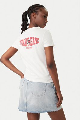 Tommy Jeans - Bluzka damska ze sklepu: MODIVO w kategorii: Bluzki damskie - zdjęcie WP-EBWP-BKLVO-LN0_0000305760371