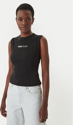 Bluzka damska w sportowym stylu Tommy Jeans ze sklepu: MODIVO w kategorii: Bluzki damskie - zdjęcie WP-EBWP-BKLVO-LN0_0000305760456