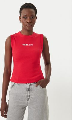 Bluzka damska na lato Tommy Jeans ze sklepu: MODIVO w kategorii: Bluzki damskie - zdjęcie WP-EBWP-BKLVO-LN0_0000305760470