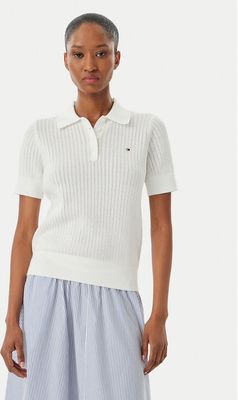 Bluzka damska casualowa Tommy Hilfiger ze sklepu: MODIVO w kategorii: Bluzki damskie - zdjęcie WP-EBWP-BKLVO-LN0_0000305760661