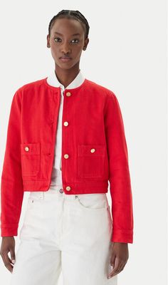 Kurtka damska casual Tommy Hilfiger ze sklepu: MODIVO w kategorii: Kurtki damskie - zdjęcie WP-EBWP-BKLVO-LN0_0000305760753