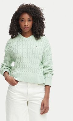 Sweter damski casual Tommy Hilfiger ze sklepu: MODIVO w kategorii: Swetry damskie - zdjęcie WP-EBWP-BKLVO-LN0_0000305761071