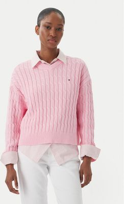 Sweter damski Tommy Hilfiger ze sklepu: MODIVO w kategorii: Swetry damskie - zdjęcie WP-EBWP-BKLVO-LN0_0000305761088