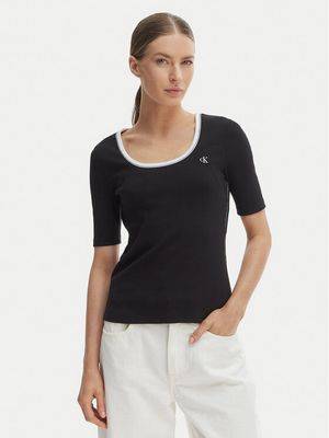 Bluzka damska Calvin Klein Jeans ze sklepu: MODIVO w kategorii: Bluzki damskie - zdjęcie WP-EBWP-BKLVO-LN0_0000305761668