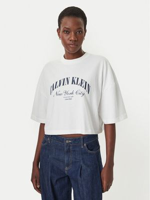 Bluzka damska Calvin Klein Jeans ze sklepu: MODIVO w kategorii: Bluzki damskie - zdjęcie WP-EBWP-BKLVO-LN0_0000305761729