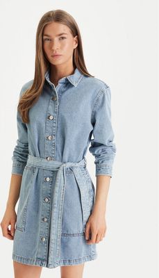 Sukienka Calvin Klein Jeans ze sklepu: MODIVO w kategorii: Sukienki - zdjęcie WP-EBWP-BKLVO-LN0_0000305762030