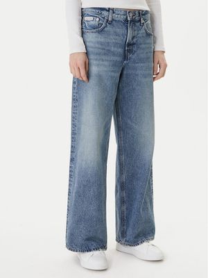 Jeansy damskie w miejskim stylu Calvin Klein Jeans ze sklepu: MODIVO w kategorii: Jeansy damskie - zdjęcie WP-EBWP-BKLVO-LN0_0000305762078