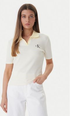 Bluzka damska na wiosnę Calvin Klein Jeans ze sklepu: MODIVO w kategorii: Bluzki damskie - zdjęcie WP-EBWP-BKLVO-LN0_0000305762313