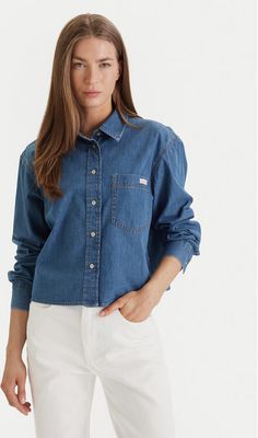 Koszula damska na wiosnę Calvin Klein Jeans ze sklepu: MODIVO w kategorii: Koszule damskie - zdjęcie WP-EBWP-BKLVO-LN0_0000305762429