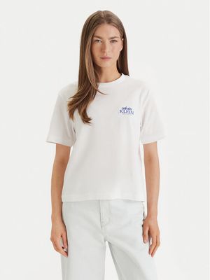 Bluzka damska na wiosnę Calvin Klein Jeans ze sklepu: MODIVO w kategorii: Bluzki damskie - zdjęcie WP-EBWP-BKLVO-LN0_0000305762788