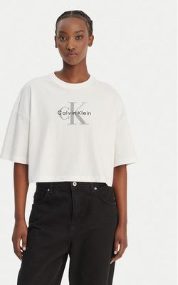 Bluzka damska wiosenna Calvin Klein Jeans ze sklepu: MODIVO w kategorii: Bluzki damskie - zdjęcie WP-EBWP-BKLVO-LN0_0000305762856