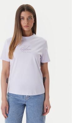 Bluzka damska w stylu młodzieżowym na wiosnę Calvin Klein Jeans ze sklepu: MODIVO w kategorii: Bluzki damskie - zdjęcie WP-EBWP-BKLVO-LN0_0000305762894