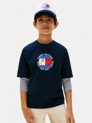 T-shirt chłopięce na lato Tommy Hilfiger ze sklepu: MODIVO w kategorii: T-shirty chłopięce - zdjęcie WP-EBWP-BKLVO-LN0_0000305762948