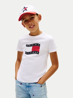 T-shirt chłopięce na lato Tommy Hilfiger ze sklepu: MODIVO w kategorii: T-shirty chłopięce - zdjęcie WP-EBWP-BKLVO-LN0_0000305763006