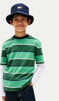 T-shirt chłopięce na lato Tommy Hilfiger ze sklepu: MODIVO w kategorii: T-shirty chłopięce - zdjęcie WP-EBWP-BKLVO-LN0_0000305763457