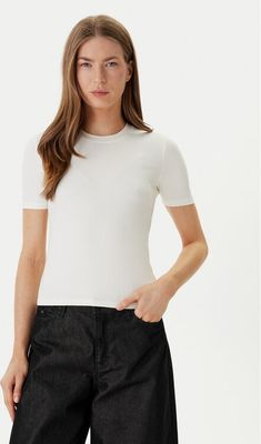 Bluzka damska na wiosnę casual Calvin Klein ze sklepu: MODIVO w kategorii: Bluzki damskie - zdjęcie WP-EBWP-BKLVO-LN0_0000305766731