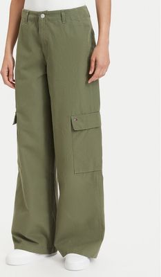 Tommy Jeans - Spodnie damskie w stylu retro ze sklepu: MODIVO w kategorii: Spodnie damskie - zdjęcie WP-EBWP-BKLVO-LN0_0000305767578