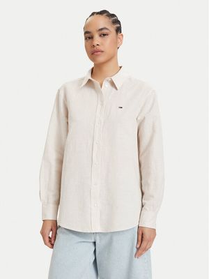 Koszula damska wiosenna casualowa Tommy Jeans ze sklepu: MODIVO w kategorii: Koszule damskie - zdjęcie WP-EBWP-BKLVO-LN0_0000305767592
