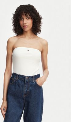 Bluzka damska casual Tommy Jeans ze sklepu: MODIVO w kategorii: Bluzki damskie - zdjęcie WP-EBWP-BKLVO-LN0_0000305767684