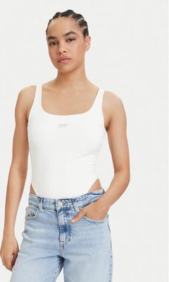 Tommy Jeans - Bluzka damska casual na lato ze sklepu: MODIVO w kategorii: Bluzki damskie - zdjęcie WP-EBWP-BKLVO-LN0_0000305767691