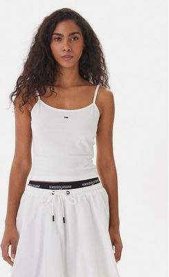 Bluzka damska na lato Tommy Jeans ze sklepu: MODIVO w kategorii: Bluzki damskie - zdjęcie WP-EBWP-BKLVO-LN0_0000305767813