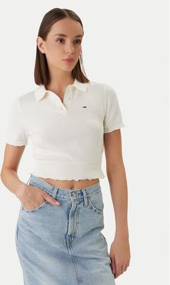 Bluzka damska na wiosnę Tommy Jeans ze sklepu: MODIVO w kategorii: Bluzki damskie - zdjęcie WP-EBWP-BKLVO-LN0_0000305767837