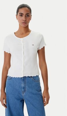 Bluzka damska casualowa Tommy Jeans ze sklepu: MODIVO w kategorii: Bluzki damskie - zdjęcie WP-EBWP-BKLVO-LN0_0000305767912