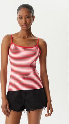 Tommy Jeans - Bluzka damska letnia casual ze sklepu: MODIVO w kategorii: Bluzki damskie - zdjęcie WP-EBWP-BKLVO-LN0_0000305768353