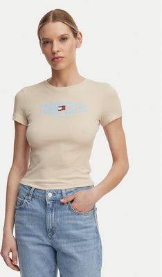 Bluzka damska Tommy Jeans ze sklepu: MODIVO w kategorii: Bluzki damskie - zdjęcie WP-EBWP-BKLVO-LN0_0000305768476