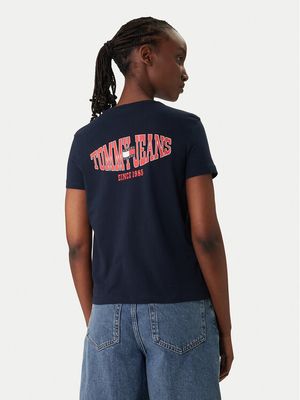 Bluzka damska na wiosnę Tommy Jeans ze sklepu: MODIVO w kategorii: Bluzki damskie - zdjęcie WP-EBWP-BKLVO-LN0_0000305768490