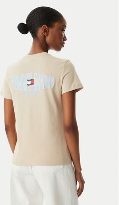 Bluzka damska na wiosnę w stylu młodzieżowym Tommy Jeans ze sklepu: MODIVO w kategorii: Bluzki damskie - zdjęcie WP-EBWP-BKLVO-LN0_0000305768513