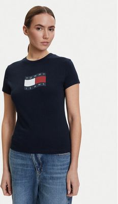 Bluzka damska na wiosnę Tommy Jeans ze sklepu: MODIVO w kategorii: Bluzki damskie - zdjęcie WP-EBWP-BKLVO-LN0_0000305768544