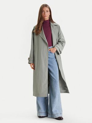 Płaszcz damski jesienny Calvin Klein Jeans ze sklepu: MODIVO w kategorii: Płaszcze damskie - zdjęcie WP-EBWP-BKLVO-LN0_0000305771322