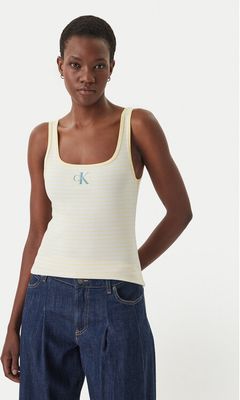 Bluzka damska casual Calvin Klein Jeans ze sklepu: MODIVO w kategorii: Bluzki damskie - zdjęcie WP-EBWP-BKLVO-LN0_0000305771582