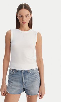 Bluzka damska na lato Calvin Klein Jeans ze sklepu: MODIVO w kategorii: Bluzki damskie - zdjęcie WP-EBWP-BKLVO-LN0_0000305771919