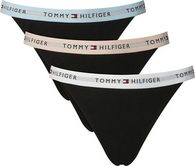Majtki damskie z napisami Tommy Hilfiger ze sklepu: MODIVO w kategorii: Majtki damskie - zdjęcie WP-EBWP-BKLVO-LN0_0000305771957