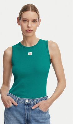 Bluzka damska Calvin Klein Jeans ze sklepu: MODIVO w kategorii: Bluzki damskie - zdjęcie WP-EBWP-BKLVO-LN0_0000305772503