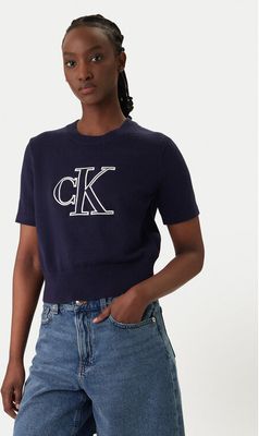 Sweter damski zimowy Calvin Klein Jeans ze sklepu: MODIVO w kategorii: Swetry damskie - zdjęcie WP-EBWP-BKLVO-LN0_0000305772510
