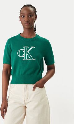 Calvin Klein Jeans - Sweter damski casual ze sklepu: MODIVO w kategorii: Swetry damskie - zdjęcie WP-EBWP-BKLVO-LN0_0000305772527
