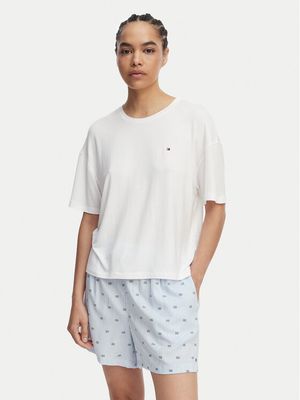 Tommy Hilfiger - Piżama z nadrukami ze sklepu: MODIVO w kategorii: Piżamy damskie - zdjęcie WP-EBWP-BKLVO-LN0_0000305772794