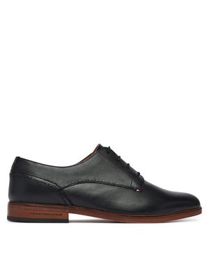 Buty eleganckie męskie jesienne Tommy Hilfiger ze sklepu: MODIVO w kategorii: Buty eleganckie męskie