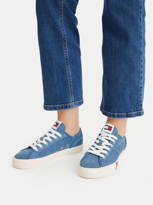 Trampki damskie na wiosnę Tommy Jeans ze sklepu: MODIVO w kategorii: Trampki damskie - zdjęcie WP-EBWP-BKLVO-LN0_0000305782274