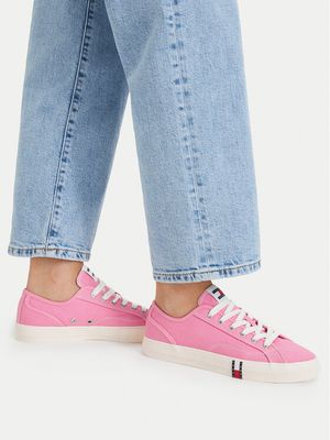 Trampki damskie na wiosnę Tommy Jeans ze sklepu: MODIVO w kategorii: Trampki damskie - zdjęcie WP-EBWP-BKLVO-LN0_0000305782335
