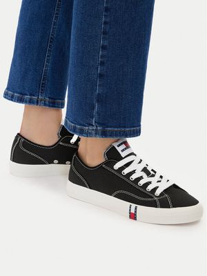Trampki damskie wiosenne Tommy Jeans ze sklepu: MODIVO w kategorii: Trampki damskie - zdjęcie WP-EBWP-BKLVO-LN0_0000305782359