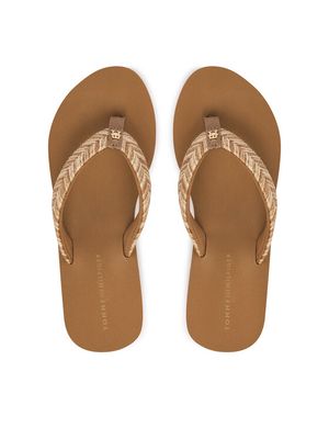 Klapki damskie na lato Tommy Hilfiger ze sklepu: MODIVO w kategorii: Klapki damskie - zdjęcie WP-EBWP-BKLVO-LN0_0000305782786