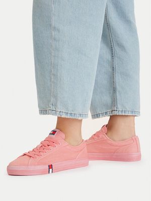 Trampki damskie na wiosnę Tommy Jeans ze sklepu: MODIVO w kategorii: Trampki damskie - zdjęcie WP-EBWP-BKLVO-LN0_0000305783158