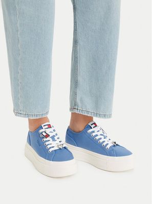 Buty sportowe damskie na wiosnę Tommy Jeans ze sklepu: MODIVO w kategorii: Buty sportowe damskie - zdjęcie WP-EBWP-BKLVO-LN0_0000305783202